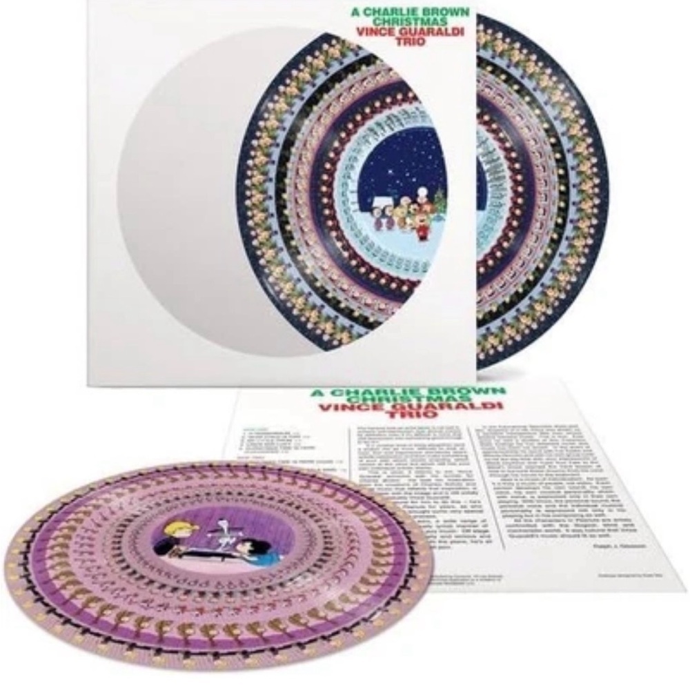 Peanuts Christmas Vince Guaraldi Zoetrope Vinyl Lp 60 th anniversary - Picture 2 of 2
